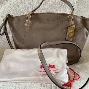 NWT COACH SM KELSEY LEATHER SATCHEL/CROSSBODY
